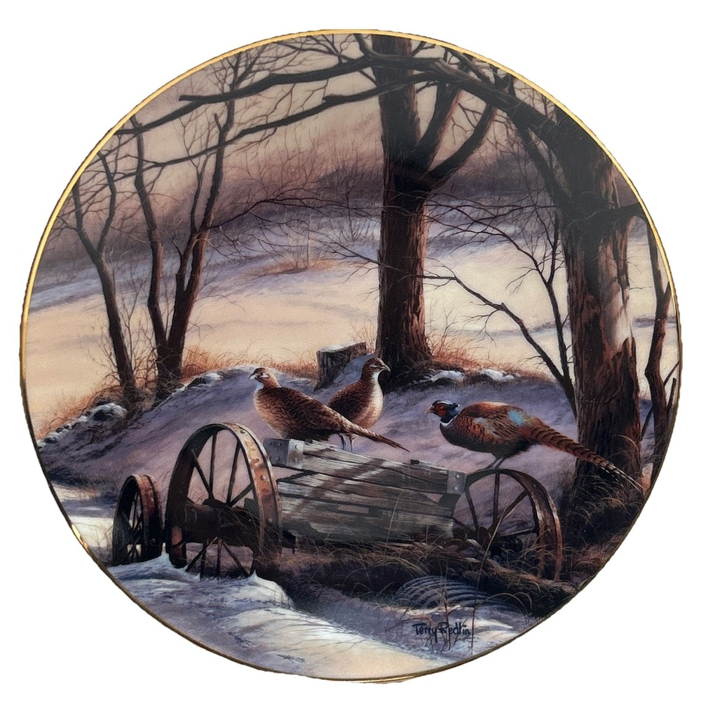 Terry Redlin Rusty Refuge III Wild Wings Collector Plate COA